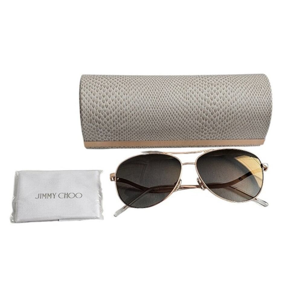 Jimmy Choo ESSY_S Sunglasses in Gold